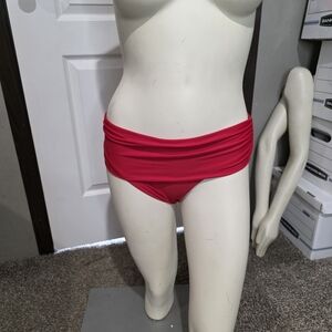 Vibrant Red Bikini Bottom